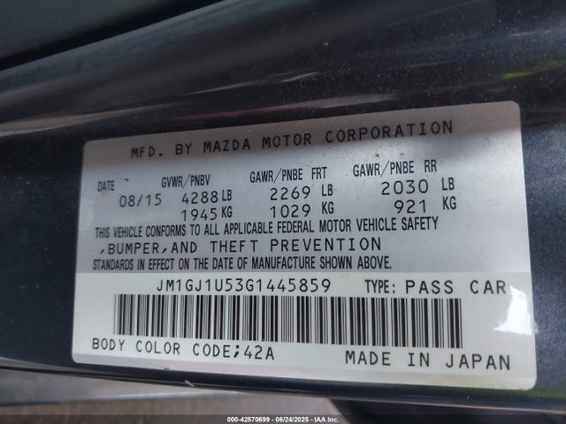 JM1GJ1U53G1445859 Mazda py