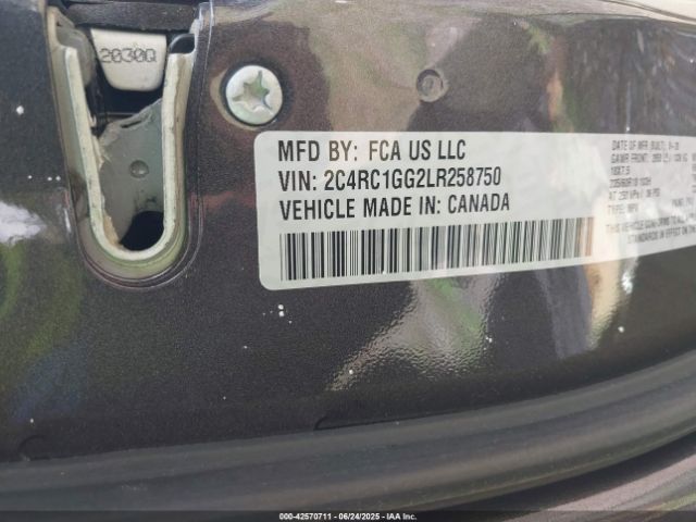 2020 CHRYSLER PACIFICA 2C4RC1GG2LR258750 Photo 8