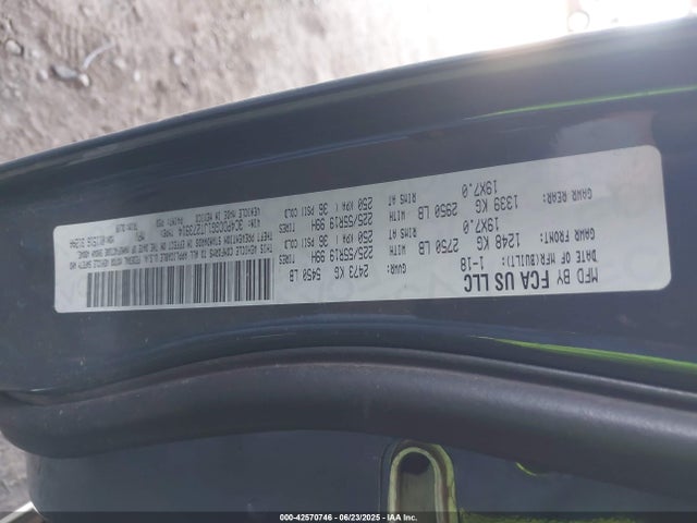 3C4PDCGG1JT273914 Dodge 2018