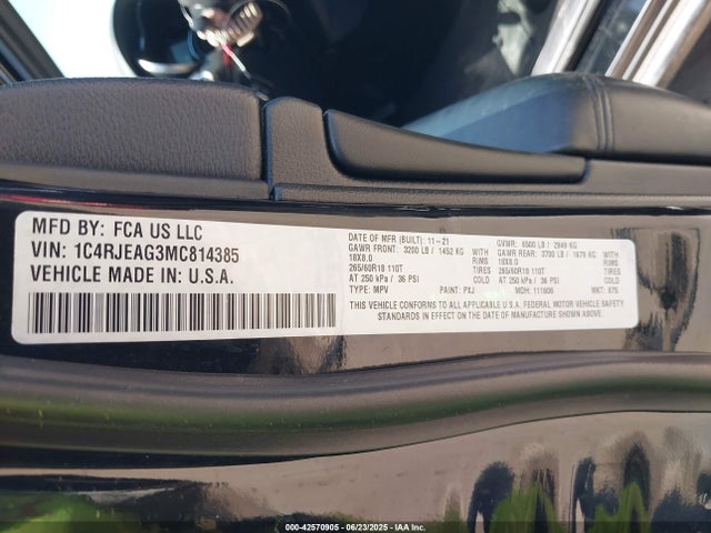 1C4RJEAG3MC814385 Jeep 2021