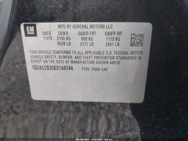 2014 CADILLAC ATS 1G6AL5S36E0144744 Photo 8