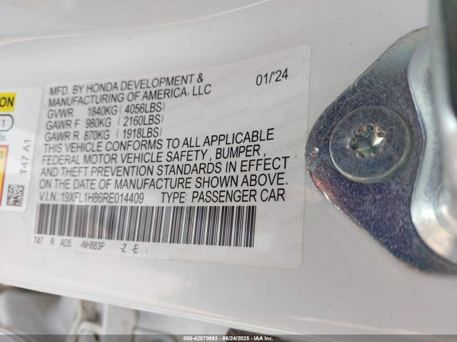 19XFL1H86RE014409 Honda l15b7