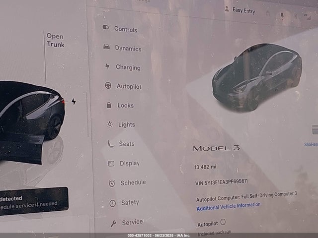 2023 TESLA MODEL 3 5YJ3E1EA3PF695611 Photo 6