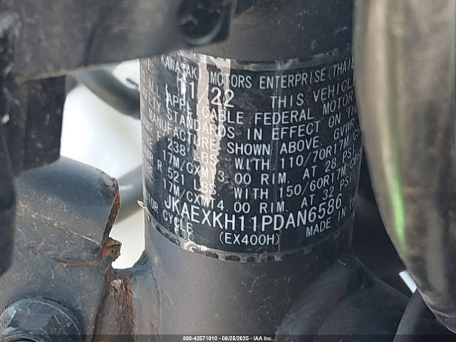 2023 KAWASAKI EX400 JKAEXKH11PDAN6586 Photo 9