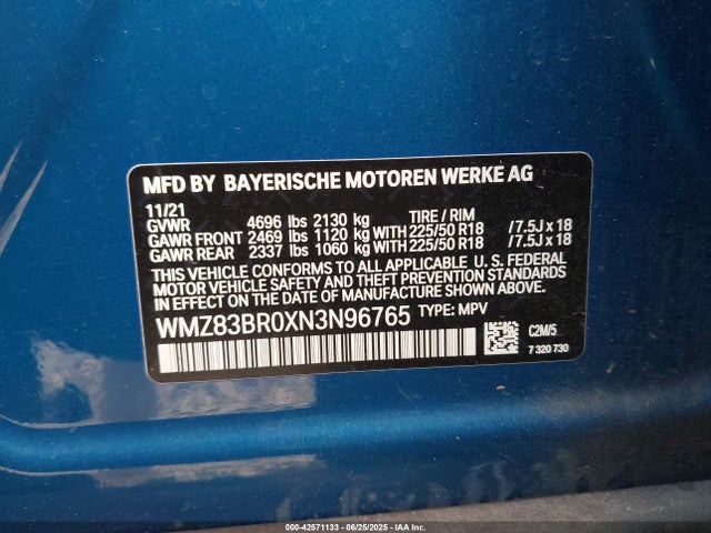 WMZ83BR0XN3N96765 Mini 2022