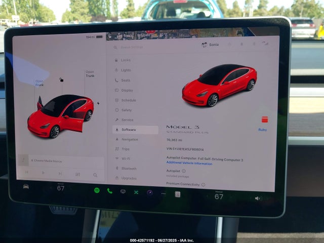 Tesla MODEL 3 2020 5YJ3E1EA1LF808014 Image 19