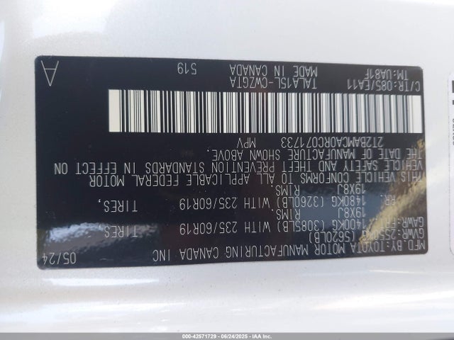 Продажа на аукционе авто 2024 Lexus Rx 350 Premium, vin: 2T2BAMCA0RC071733, номер лота: 42571729