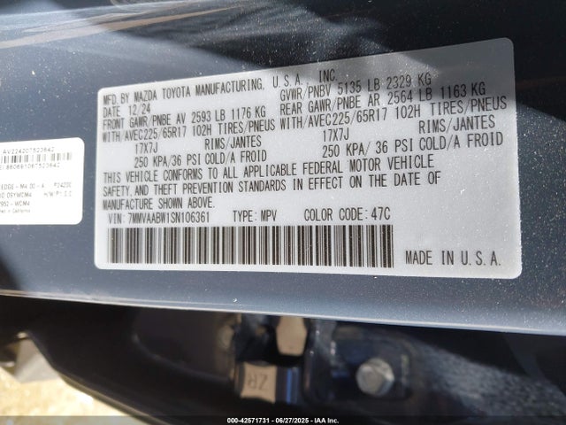 7MMVAABW1SN106361 Mazda cw