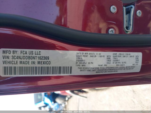 2022 JEEP COMPASS 3C4NJDDB0NT162369 Photo 8