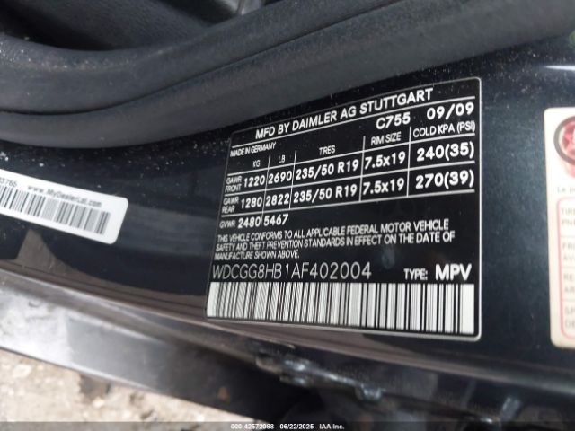 2010 MERCEDES-BENZ GLK 350 WDCGG8HB1AF402004 Photo 5