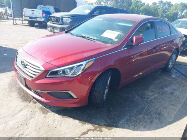 2016 HYUNDAI SONATA 5NPE24AF8GH385444 Photo 1
