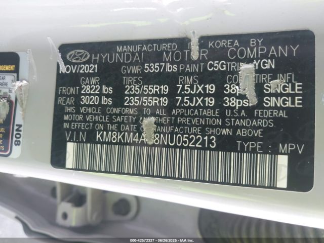 2022 HYUNDAI IONIQ 5 KM8KM4AE8NU052213 Photo 8