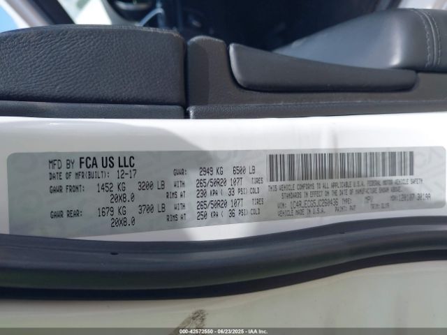 2018 JEEP GRAND CHEROKEE 1C4RJECG5JC260436 Photo 8