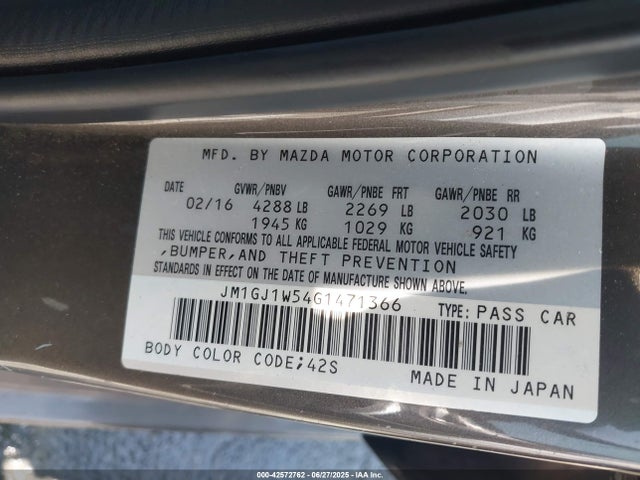 JM1GJ1W54G1471366 Mazda py