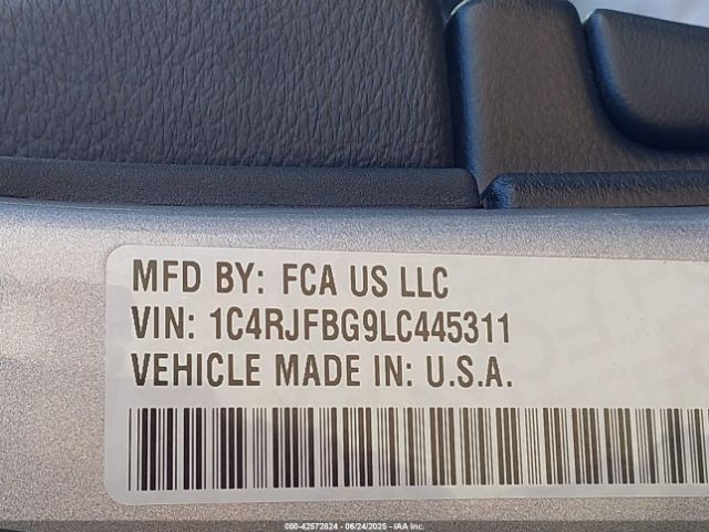 2020 JEEP GRAND CHEROKEE 1C4RJFBG9LC445311 Photo 8