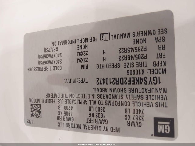 2013 CADILLAC ESCALADE ESV 1GYS4KEF2DR210472 Photo 8
