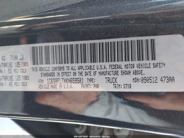 2019 RAM 1500 1C6SRFLTXKN659501 Photo 8