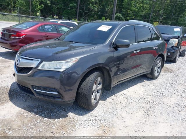 2014 ACURA MDX 5FRYD3H29EB013576 Photo 1