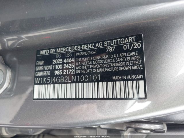 W1K5J4GB2LN100101 Mercedes-Benz m260