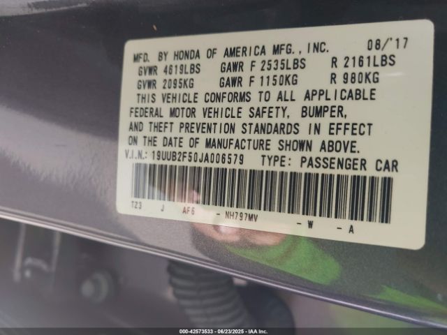 2018 ACURA TLX 19UUB2F50JA006579 Photo 8