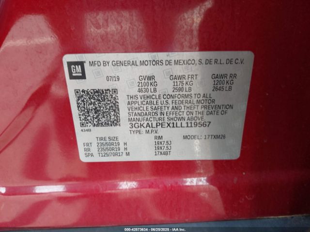 2020 GMC TERRAIN 3GKALPEX1LL119567 Photo 8