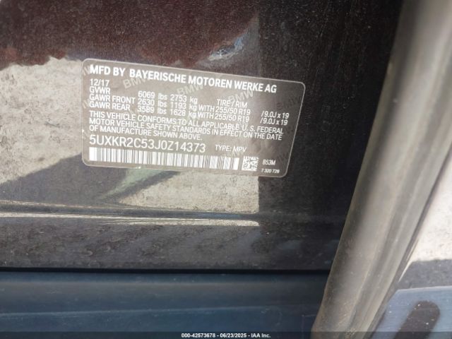 2018 BMW X5 5UXKR2C53J0Z14373 Photo 8