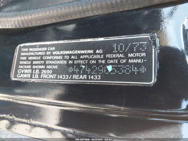 1974 PORSCHE 914 4742905384 Photo 8