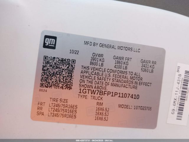 2023 GMC SAVANA CARGO 1GTW7BFP1P1107410 Photo 8