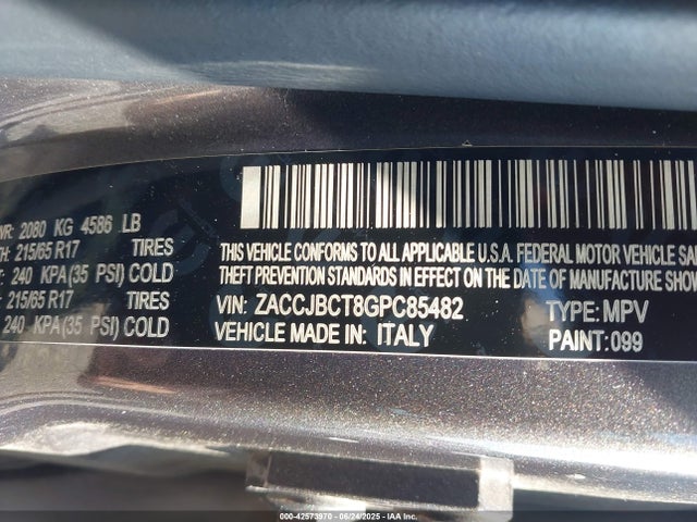 Jeep 2016 2016 ZACCJBCT8GPC85482 Image 9