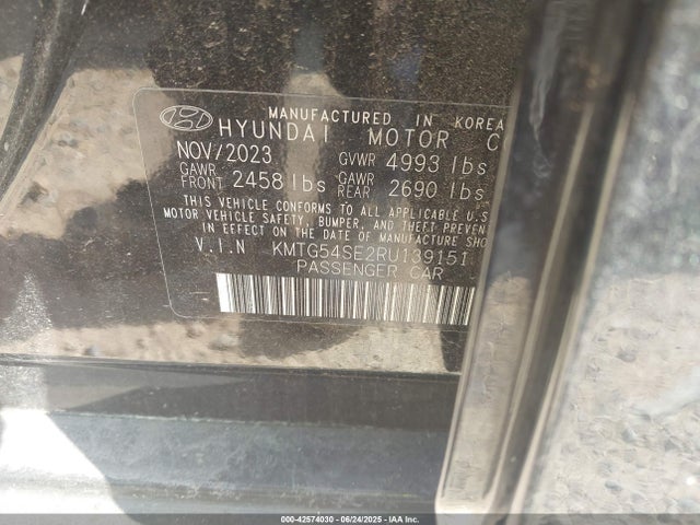 KMTG54SE2RU139151 Genesis t-gdi lamda ii