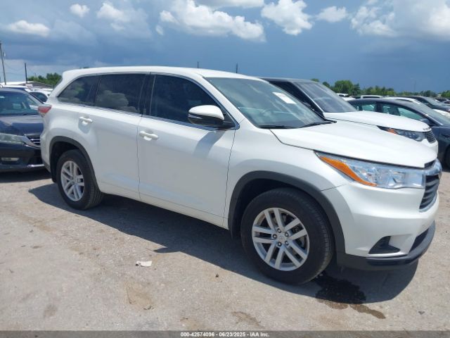 2015 TOYOTA HIGHLANDER 5TDZARFHXFS014192