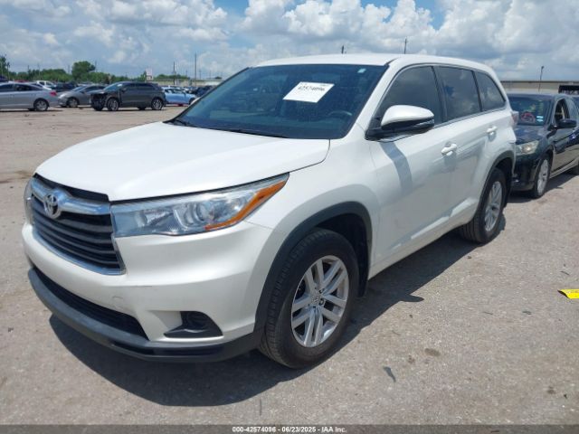 2015 TOYOTA HIGHLANDER 5TDZARFHXFS014192 Photo 1