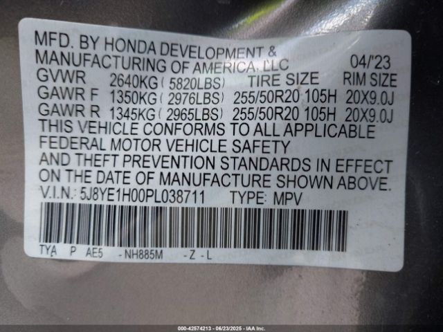 2023 ACURA MDX 5J8YE1H00PL038711 Photo 8