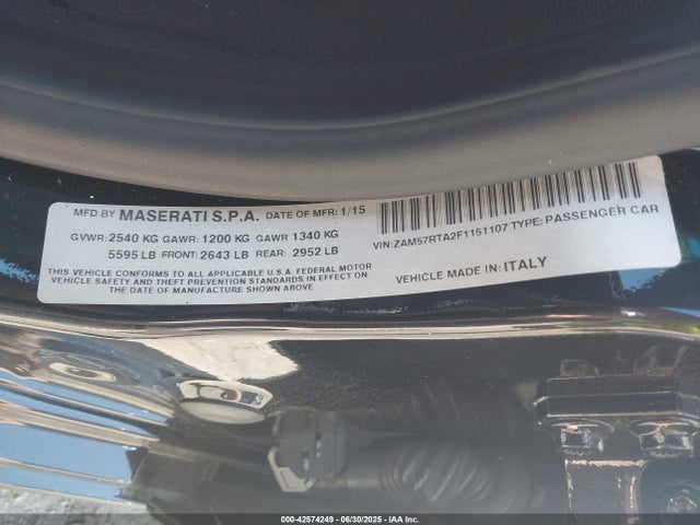ZAM57RTA2F1151107 Maserati m156b