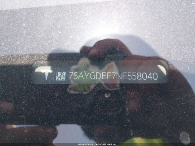 2022 TESLA MODEL Y 7SAYGDEF7NF558040 Photo 8