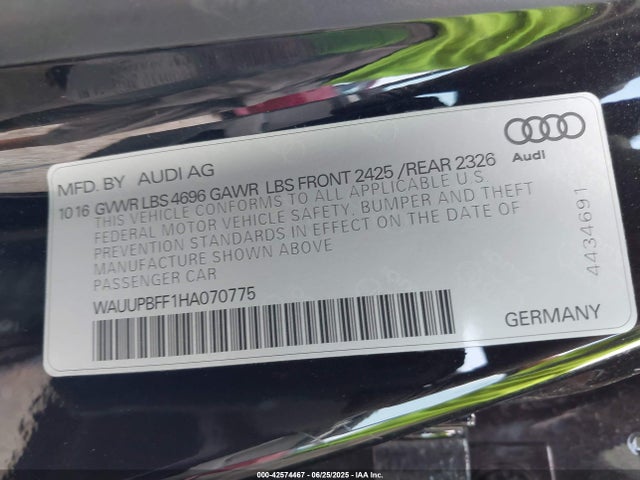 2017 AUDI A3 E-TRON WAUUPBFF1HA070775 Photo 8