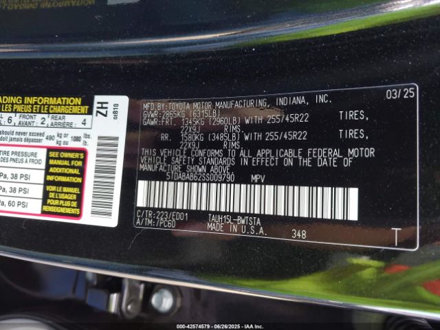 2025 LEXUS TX 500H 5TDABAB62SS009790 Photo 8