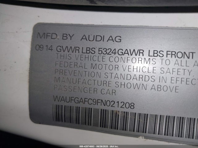 2015 AUDI A6 WAUFGAFC9FN021208 Photo 8