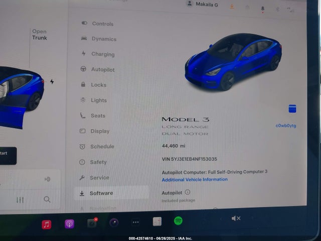 2022 TESLA MODEL 3 5YJ3E1EB4NF153035 Photo 6