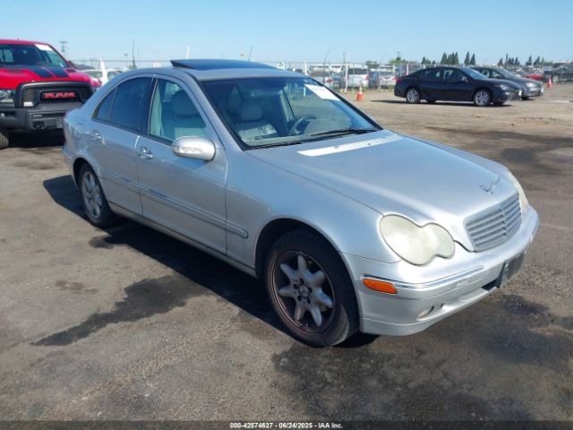 2002 MERCEDES-BENZ C 240 WDBRF61J62F233802