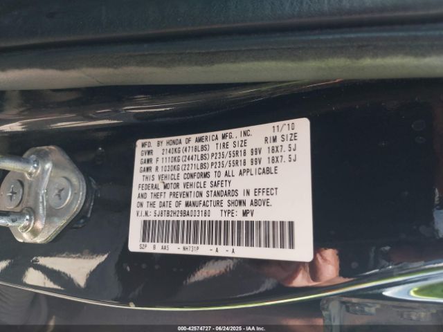 2011 ACURA RDX 5J8TB2H29BA003180 Photo 8