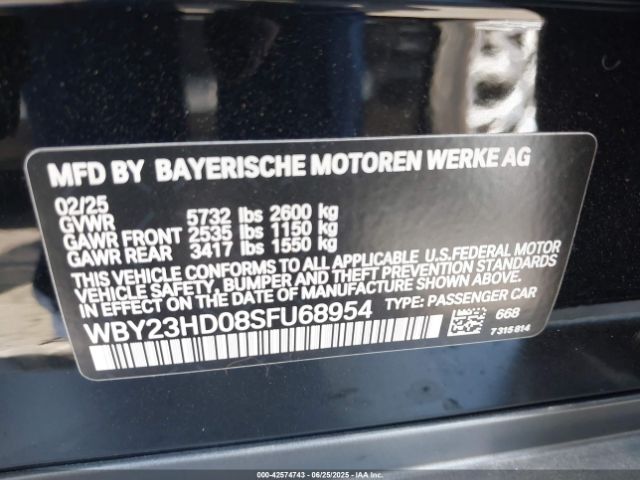 2025 BMW I4 WBY23HD08SFU68954 Photo 8