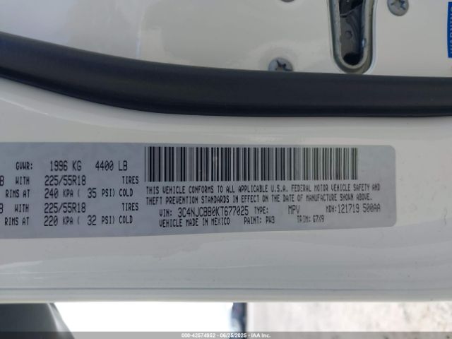 2019 JEEP COMPASS 3C4NJCBB0KT677025 Photo 8
