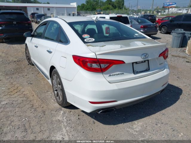 2015 HYUNDAI SONATA 5NPE34AF4FH081376 Photo 2