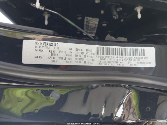 2019 JEEP GRAND CHEROKEE 1C4RJFAGXKC533980 Photo 8