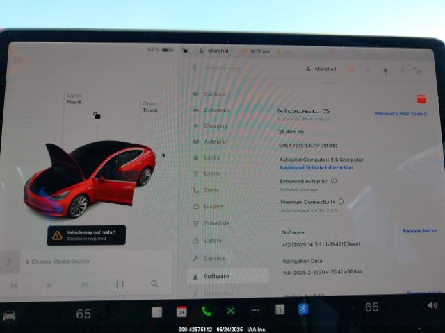 2018 TESLA MODEL 3 5YJ3E1EA7JF061810 Photo 6