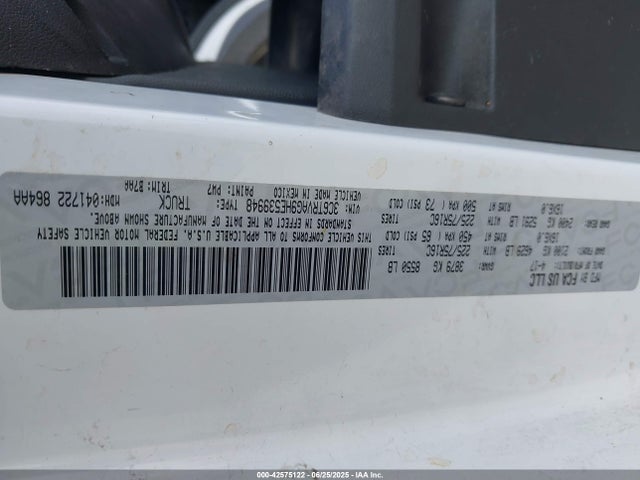 RAM Promaster 1500 2017 3C6TRVAG9HE539948 Image 9