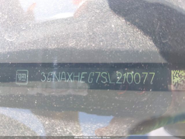 3GNAXHEG7SL210077 Chevrolet lsd