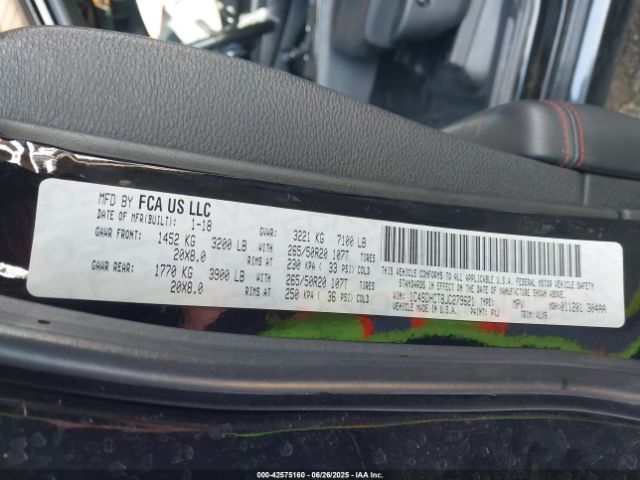 2018 DODGE DURANGO 1C4SDHCT8JC279621 Photo 8