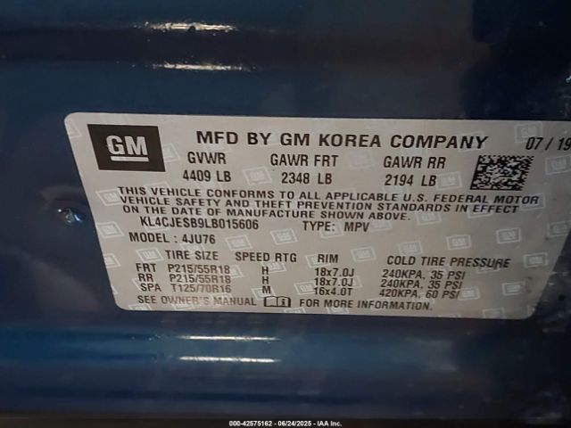 2020 BUICK ENCORE KL4CJESB9LB015606 Photo 8